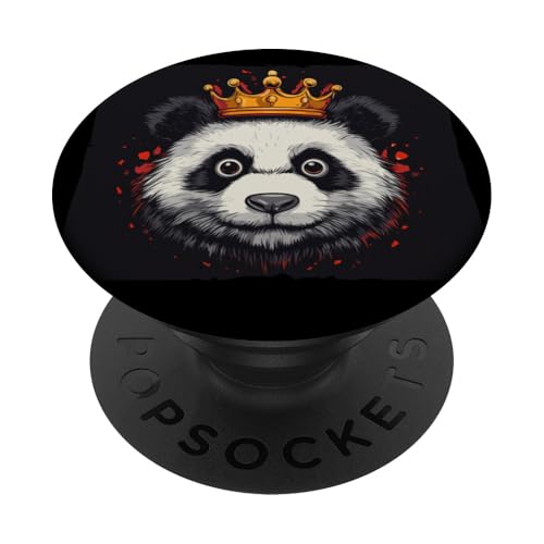 Gekrönter Panda bringt sanfte Kraft mit diesem Kostüm PopSockets Klebender PopGrip Gekrönter Panda bringt sanfte Kraft mit diesem Kostüm PopSockets Klebender PopGrip von Panda King