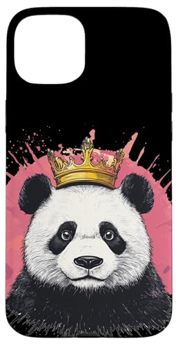 Gekröntes Panda Kostüm für lustige Jungen und Mädchen Hülle für iPhone 15 Plus Gekröntes Panda Kostüm für lustige Jungen und Mädchen Hülle für iPhone 15 Plus von Panda King