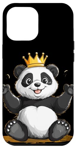 Happy Panda mit hübscher Krone Kostüm Hülle für iPhone 12 Pro Max Happy Panda mit hübscher Krone Kostüm Hülle für iPhone 12 Pro Max von Panda King