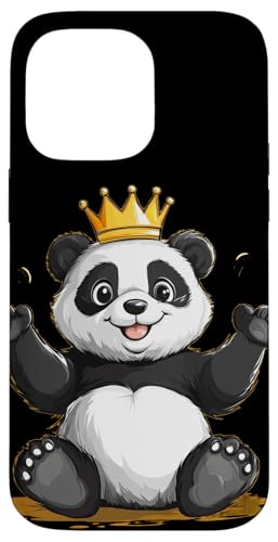 Happy Panda mit hübscher Krone Kostüm Hülle für iPhone 14 Pro Max Happy Panda mit hübscher Krone Kostüm Hülle für iPhone 14 Pro Max von Panda King