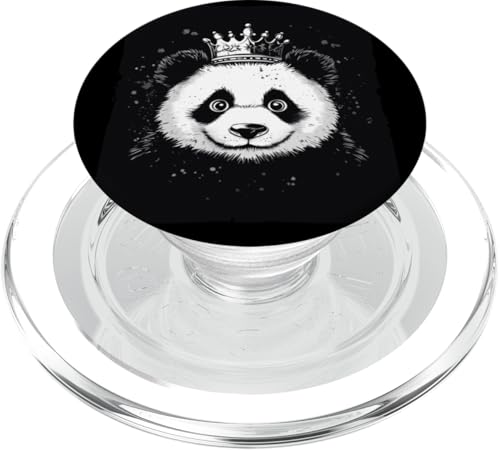 Lustiger Panda mit Krone für Pandas und Königreichsliebhaber PopSockets PopGrip für MagSafe Lustiger Panda mit Krone für Pandas und Königreichsliebhaber PopSockets PopGrip für MagSafe von Panda King