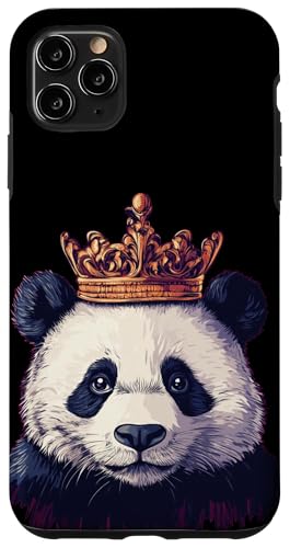 Lustiges Panda-Gesicht mit Krone für Jungen und Mädchen Hülle für iPhone 11 Pro Max Lustiges Panda-Gesicht mit Krone für Jungen und Mädchen Hülle für iPhone 11 Pro Max von Panda King