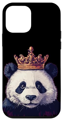 Lustiges Panda-Gesicht mit Krone für Jungen und Mädchen Hülle für iPhone 12 mini Lustiges Panda-Gesicht mit Krone für Jungen und Mädchen Hülle für iPhone 12 mini von Panda King