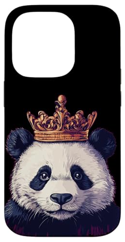 Lustiges Panda-Gesicht mit Krone für Jungen und Mädchen Hülle für iPhone 14 Pro Lustiges Panda-Gesicht mit Krone für Jungen und Mädchen Hülle für iPhone 14 Pro von Panda King