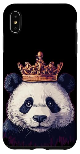 Lustiges Panda-Gesicht mit Krone für Jungen und Mädchen Hülle für iPhone XS Max Lustiges Panda-Gesicht mit Krone für Jungen und Mädchen Hülle für iPhone XS Max von Panda King