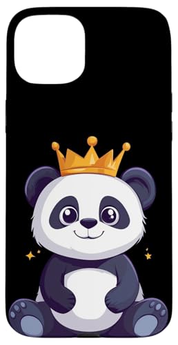Nettes Panda-Kostüm für Kinder mit lustiger Krone Hülle für iPhone 15 Plus Nettes Panda-Kostüm für Kinder mit lustiger Krone Hülle für iPhone 15 Plus von Panda King