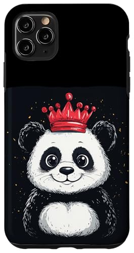 Rote Krone und lustiges Panda-Kostüm für einen coolen Look Hülle für iPhone 11 Pro Max Rote Krone und lustiges Panda-Kostüm für einen coolen Look Hülle für iPhone 11 Pro Max von Panda King