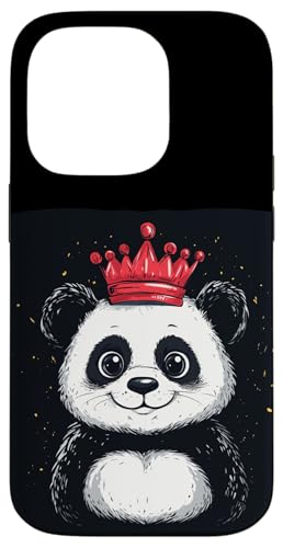 Rote Krone und lustiges Panda-Kostüm für einen coolen Look Hülle für iPhone 14 Pro Rote Krone und lustiges Panda-Kostüm für einen coolen Look Hülle für iPhone 14 Pro von Panda King