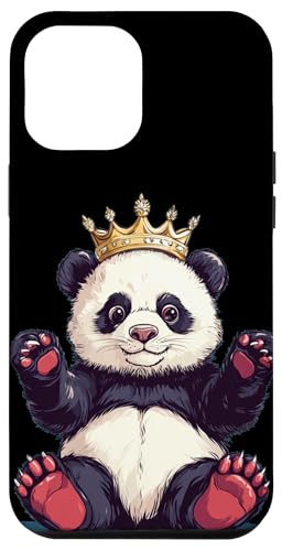 Schöner Panda mit Krone und Spaß Hülle für iPhone 12 Pro Max Schöner Panda mit Krone und Spaß Hülle für iPhone 12 Pro Max von Panda King
