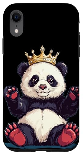 Schöner Panda mit Krone und Spaß Hülle für iPhone XR Schöner Panda mit Krone und Spaß Hülle für iPhone XR von Panda King