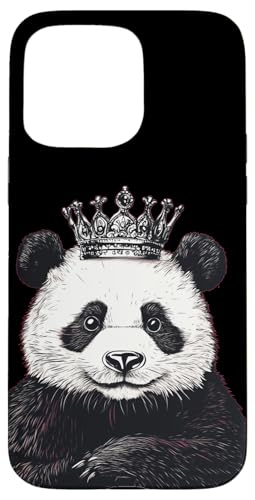 Schönes Panda-Outfit mit Krone für Erwachsene und Kinder Hülle für iPhone 15 Pro Max Schönes Panda-Outfit mit Krone für Erwachsene und Kinder Hülle für iPhone 15 Pro Max von Panda King