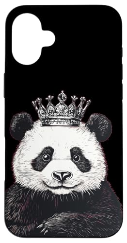 Schönes Panda-Outfit mit Krone für Erwachsene und Kinder Hülle für iPhone 16 Plus Schönes Panda-Outfit mit Krone für Erwachsene und Kinder Hülle für iPhone 16 Plus von Panda King