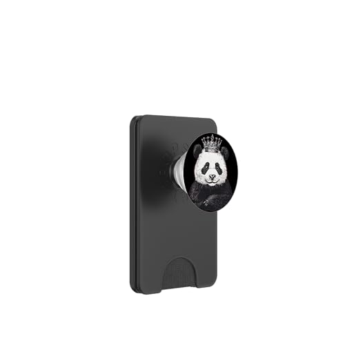 Schönes Panda-Outfit mit Krone für Erwachsene und Kinder PopSockets PopWallet für MagSafe Schönes Panda-Outfit mit Krone für Erwachsene und Kinder PopSockets PopWallet für MagSafe von Panda King