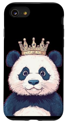 Toller Panda auf dem Thron der Niedlichkeit Hülle für iPhone SE (2020) / 7 / 8 von Panda King