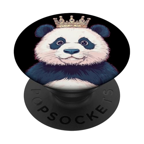 Toller Panda auf dem Thron der Niedlichkeit PopSockets Klebender PopGrip Toller Panda auf dem Thron der Niedlichkeit PopSockets Klebender PopGrip von Panda King
