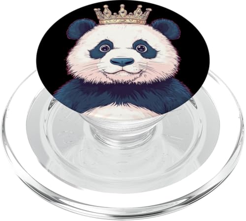 Toller Panda auf dem Thron der Niedlichkeit PopSockets PopGrip für MagSafe Toller Panda auf dem Thron der Niedlichkeit PopSockets PopGrip für MagSafe von Panda King