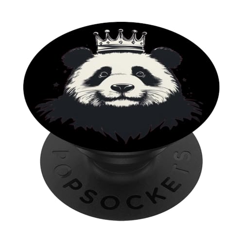 Tolles Panda mit königlicher Krone Kostüm für Erwachsene und Kinder PopSockets Klebender PopGrip Tolles Panda mit königlicher Krone Kostüm für Erwachsene und Kinder PopSockets Klebender PopGrip von Panda King