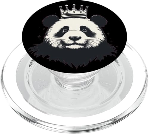 Tolles Panda mit königlicher Krone Kostüm für Erwachsene und Kinder PopSockets PopGrip für MagSafe Tolles Panda mit königlicher Krone Kostüm für Erwachsene und Kinder PopSockets PopGrip für MagSafe von Panda King