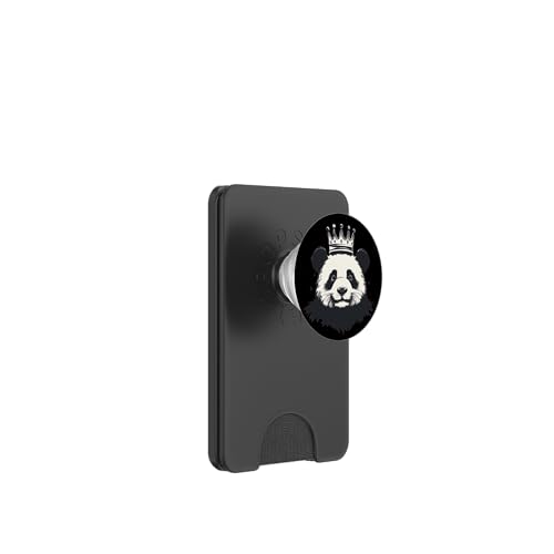 Tolles Panda mit königlicher Krone Kostüm für Erwachsene und Kinder PopSockets PopWallet für MagSafe Tolles Panda mit königlicher Krone Kostüm für Erwachsene und Kinder PopSockets PopWallet für MagSafe von Panda King
