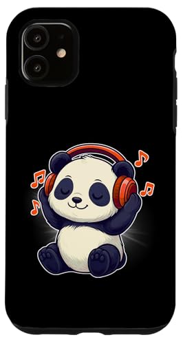 DJ Panda Kopfhörer Musikliebhaber Hülle für iPhone 11 DJ Panda Kopfhörer Musikliebhaber Hülle für iPhone 11 von Panda Lover Tees Apparel