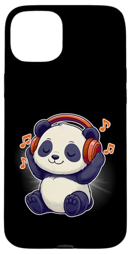 DJ Panda Kopfhörer Musikliebhaber Hülle für iPhone 15 Plus DJ Panda Kopfhörer Musikliebhaber Hülle für iPhone 15 Plus von Panda Lover Tees Apparel