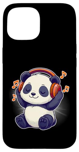 DJ Panda Kopfhörer Musikliebhaber Hülle für iPhone 15 DJ Panda Kopfhörer Musikliebhaber Hülle für iPhone 15 von Panda Lover Tees Apparel