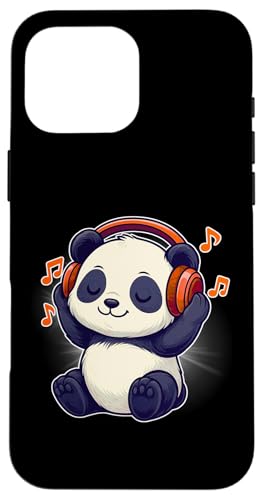 DJ Panda Kopfhörer Musikliebhaber Hülle für iPhone 16 Pro Max DJ Panda Kopfhörer Musikliebhaber Hülle für iPhone 16 Pro Max von Panda Lover Tees Apparel