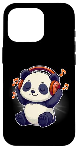 DJ Panda Kopfhörer Musikliebhaber Hülle für iPhone 16 Pro DJ Panda Kopfhörer Musikliebhaber Hülle für iPhone 16 Pro von Panda Lover Tees Apparel
