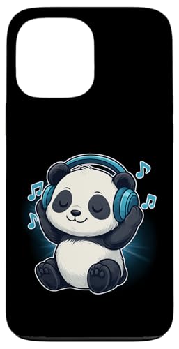 DJ Panda Kopfhörer Musikliebhaber Hülle für iPhone 13 Pro Max von Panda Lover Tees