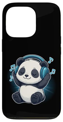 DJ Panda Kopfhörer Musikliebhaber Hülle für iPhone 13 Pro von Panda Lover Tees
