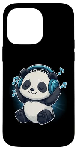 DJ Panda Kopfhörer Musikliebhaber Hülle für iPhone 14 Pro Max von Panda Lover Tees