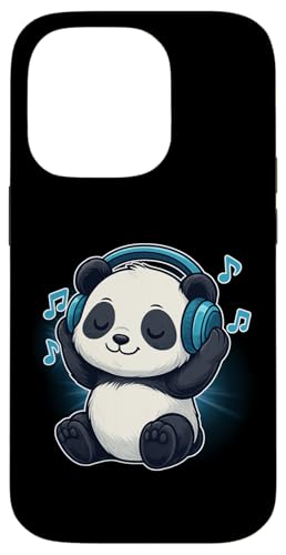 DJ Panda Kopfhörer Musikliebhaber Hülle für iPhone 14 Pro von Panda Lover Tees