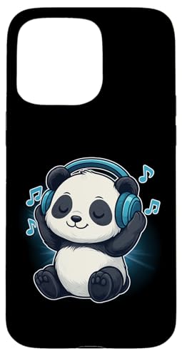 DJ Panda Kopfhörer Musikliebhaber Hülle für iPhone 15 Pro Max von Panda Lover Tees