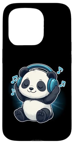 DJ Panda Kopfhörer Musikliebhaber Hülle für iPhone 15 Pro von Panda Lover Tees
