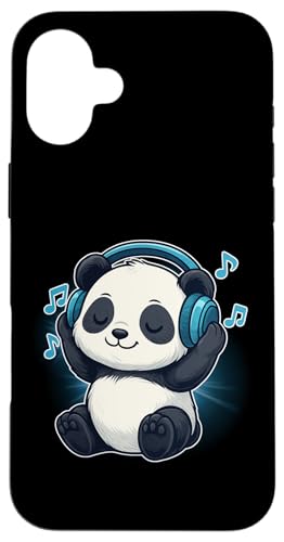 DJ Panda Kopfhörer Musikliebhaber Hülle für iPhone 16 Plus von Panda Lover Tees
