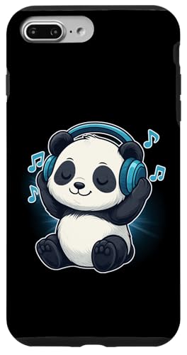 DJ Panda Kopfhörer Musikliebhaber Hülle für iPhone 7 Plus/8 Plus von Panda Lover Tees