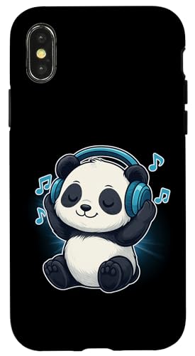 DJ Panda Kopfhörer Musikliebhaber Hülle für iPhone X/XS DJ Panda Kopfhörer Musikliebhaber Hülle für iPhone X/XS von Panda Lover Tees