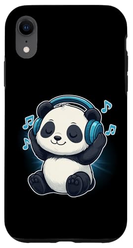 DJ Panda Kopfhörer Musikliebhaber Hülle für iPhone XR von Panda Lover Tees
