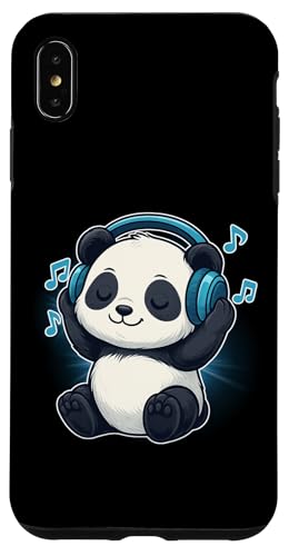 DJ Panda Kopfhörer Musikliebhaber Hülle für iPhone XS Max von Panda Lover Tees
