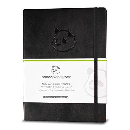 Panda Planner Pro – Bester Tagesplaner für Glück und Produktivität – 21,6 x 27,9 cm Softcover – undatierter Tag – garantiert organisiert – Dankbarkeit & Ziele Journal von Panda Planner