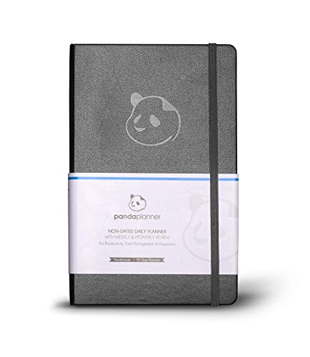 Panda Planner Taschenkalender/Organizer-System/Tagebuch für mehr Produktivität, besseres Zeitmanagement und Freude am Leben, fester Einband, Layout in englischer Sprache (ohne Datumsangaben) von Panda Planner