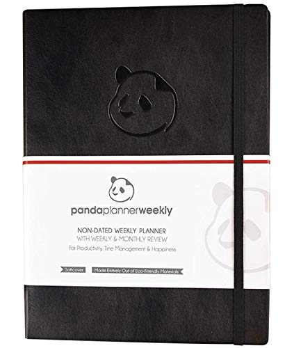 Panda Planner Wochenplaner für Produktivität und Glück, 1 Jahr Planer, 21,6 x 27,9 cm, Softcover, Wochenlayout, Kalender, Tagebuch, tägliche Dankbarkeit, persönlicher Organizer: All-in-1! von Panda Planner