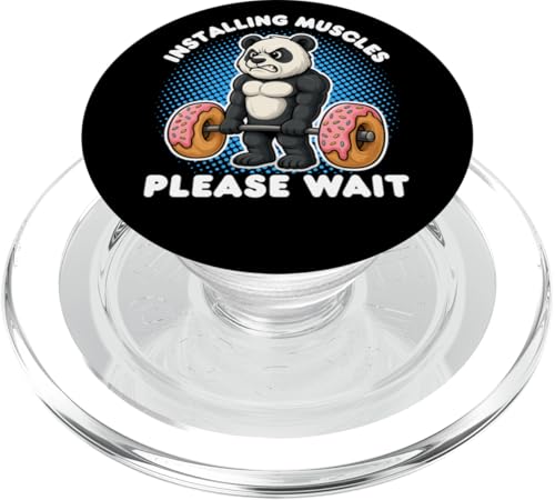 Installing Muscles Panda Gewichtheben Donut Jungen Männer Frauen PopSockets PopGrip für MagSafe Installing Muscles Panda Gewichtheben Donut Jungen Männer Frauen PopSockets PopGrip für MagSafe von Panda Weightlifting Gym Fitness Co.