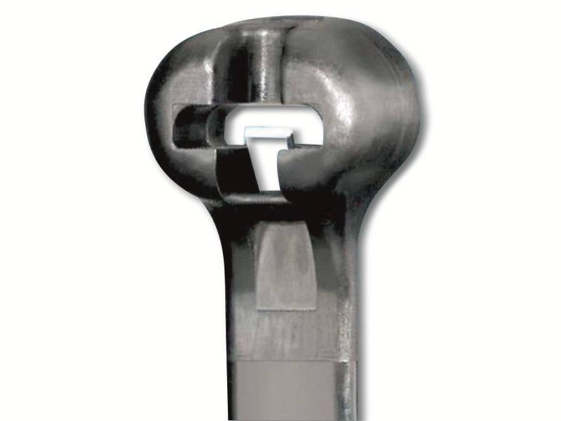 PANDUIT Kabelbinder, DOME-TOP™ Barb-Ty-Kabelbinder, CVR200ABK, schwarz, 201 mm x 2,40 mm von Panduit