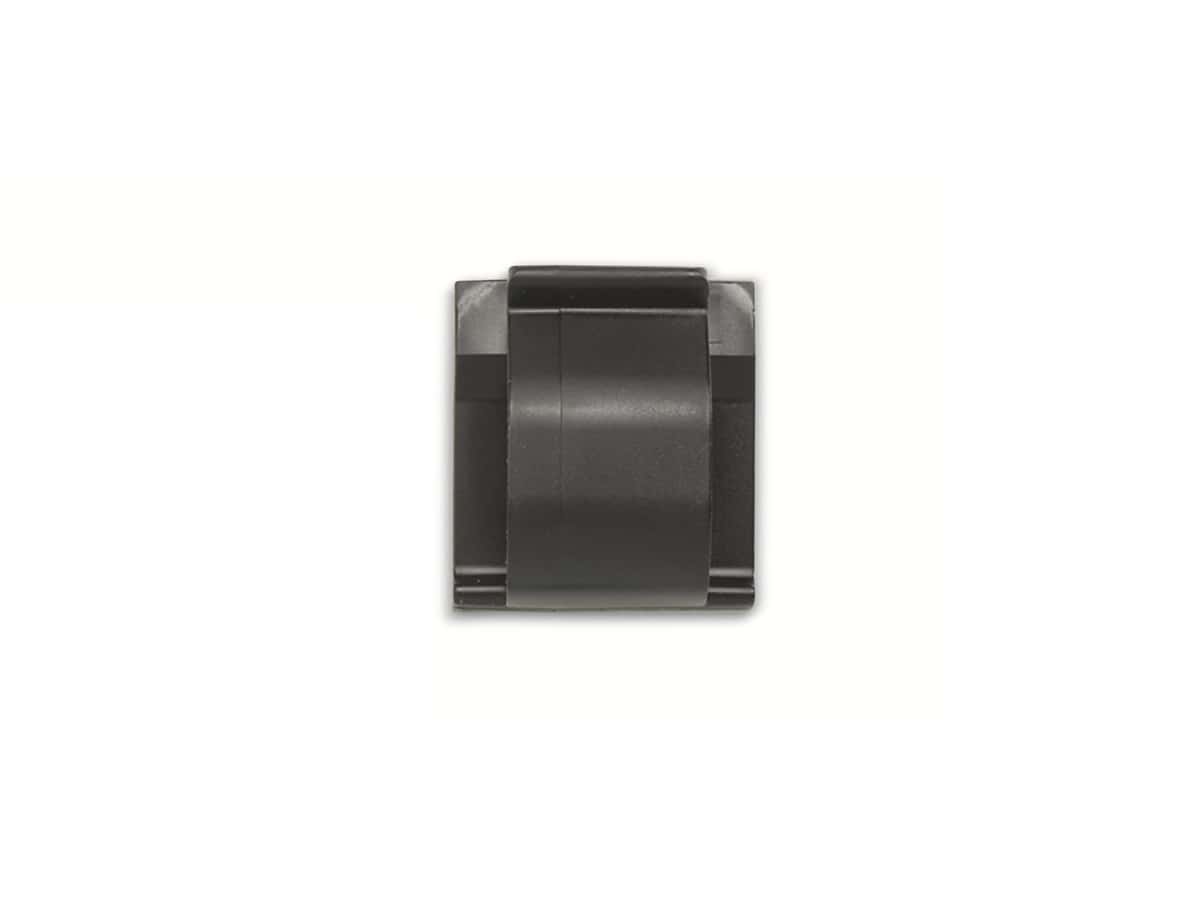 PANDUIT Kabelclip, ACC62-AT-C0, schwarz, selbstklebend, 15,70 mm von Panduit