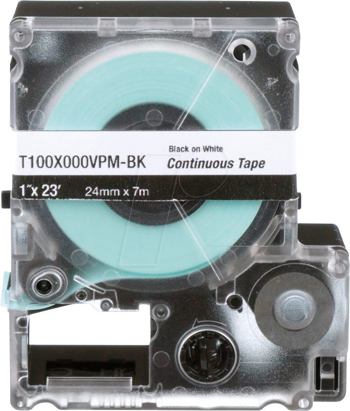 PAT100X000MPMBK - Endlosband Magnet. 24mm x 1,5m schwarz auf weiss von Panduit