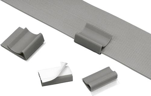 Panduit FCC5-A-C8 Befestigungssockel FCC5-A-C8 für Flachbandkabel Grau von Panduit