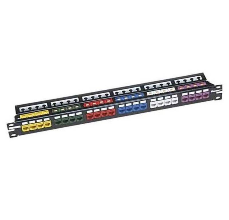 Panduit Panduit Patch-Panel 482,6mm (19) CP24WSBLY Netzwerk-Patch-Panel von Panduit