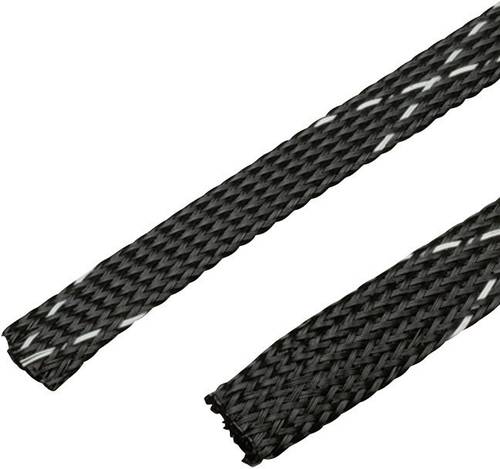 Panduit SE25PFR-TR0 Geflechtschlauch Schwarz PET 9.50 bis 3.20mm Meterware von Panduit