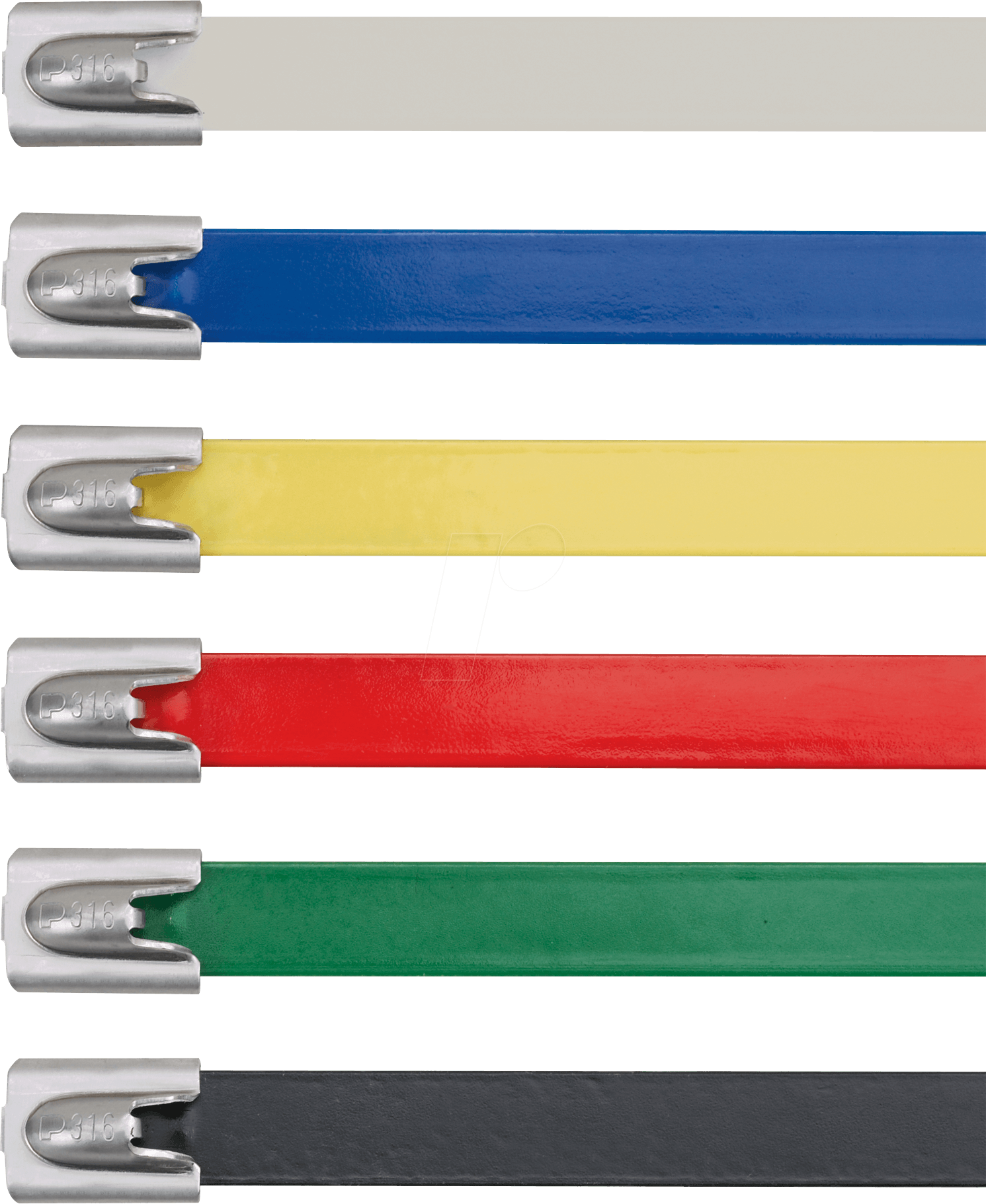 STEEL B152-521 - Edelstahlkabelbinder, 521 x 8 mm, schwarz, 1er-Pack von Panduit